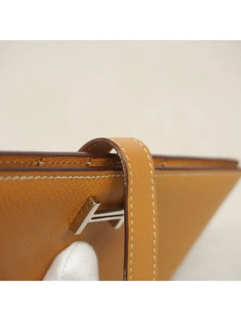 Hermes Wallet Bearn Veau Epsom Natural Sable Silver